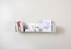 Design bookshelf - White Bookcase metal - L75 cm Max. Bookshelves - 1