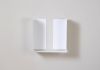 Design bookshelf - White Bookcase metal - L85 cm Max. Bookshelves - 3