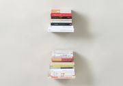 Étagère livres - Petite étagère invisible 12 x 12 cm - Couleur Rouille - Lot de 2 Petite étagère - 1