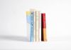 Bookshelf -  Small invisible bookshelf 4,7 x 4,7 inches - White - Set of 2 Small shelf - 10