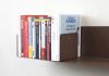 Bookshelf -  Small invisible bookshelf 12 x 12 cm - Rust Color Small shelf - 13