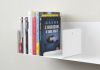 Mensole per Libri 60 cm in Acciaio - 2 Mensole e 2 Fermalibri Mensole per libri - 9