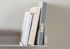 Design Wall Shelves in Steel - 2 Shelves and 2 Bookends Design Wall Shelves - 13