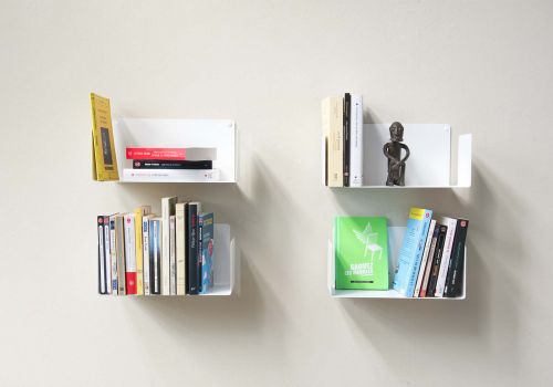Wall Bookshelves 11,8 x 5.9 in - Set of 4 Bookshelves - 1