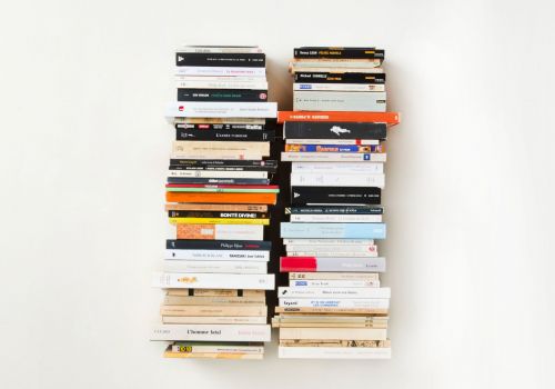 Wall bookshelves - Vertical bookcase - Set of 2 Bookshelves - 1