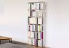 Narrow Bookcase 60 cm - 6 shelves - white Bookcases - 1