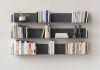 Wall Bookshelf Gray 45 x 15 cm - Set of 6 Bookshelves - 2
