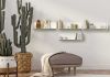 Floating shelves - 60 x 15 cm - Set of 4 Floating shelves - 2