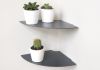 Bathroom shelf 24cm Grey - Set of 2 Bathroom shelves - 4