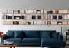 Bookscase - Floating Bookshelves 23,62 inches - Set of 18 - Gray Grey shelves - 2
