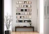 Bookcase Gray - 45 cm - Set of 12 Wall bookcase - 1