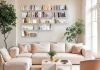 Étagère livre - Bibliothèque Murale 45 x 15 cm - Lot de 12 - Blanc Étagère livre - 1