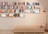 Floating shelves - 60 x 15 cm - Set of 18 Bookshelves - 1