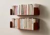Wall Bookshelf 60 × 15 cm - Copper Terracotta - Set of 2 - Steel Bookshelves - 5