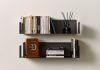 Wall Bookshelf 23,62 in - Industrial Black - Set of 2 - Steel Bookshelves - 4