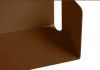 Wall bookshelf rust color - 60 x 15 cm - Set of 4 Bookshelves - 7