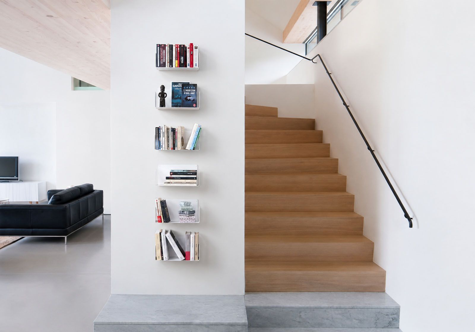 Wall Bookshelves 11,8 x 5.9 in - Set of 6 Bookshelves - 7