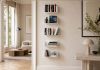 Pequeño estante de pared blanco 30 x 15 cm – Fijación invisible – Juego de 6 Estanterías invisibles - 9