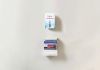 Small invisible bookshelf 12 x 12 cm - White - Set of 4 White floating shelf - 10