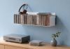 Étagère range CD - 60 x 15 cm - Blanc Étagère range CD - 1