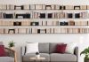 Bookcase Grey - 60 cm - Set of 24 Grey shelves - 1
