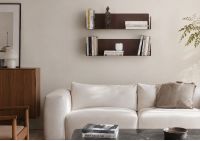 Roestkleurig Wandplank - 60 x 15 cm  Set van 2 Roestkleurige Wandplanken - 9