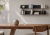 Wall bookshelves - 23.6 x 5.9 in - Gray - Set of 4 Bookshelves - 2