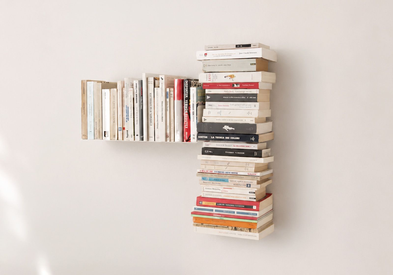 Estante asimétrico para libros "T" IZQUIERDA Estanterías librerías - 1