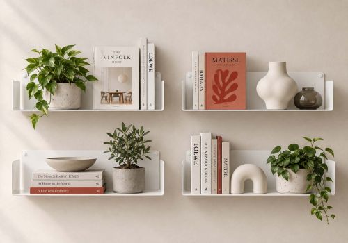 Estante de pared blanco –...