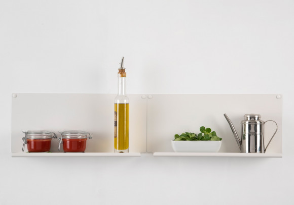 Étagère cuisine 45 × 10 cm - Lot de 2