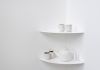 Set of 2 corner shelf TEEgolo 36cm