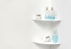 Estante para el cuarto de baño TEEgolo 24cm - Juego de 2