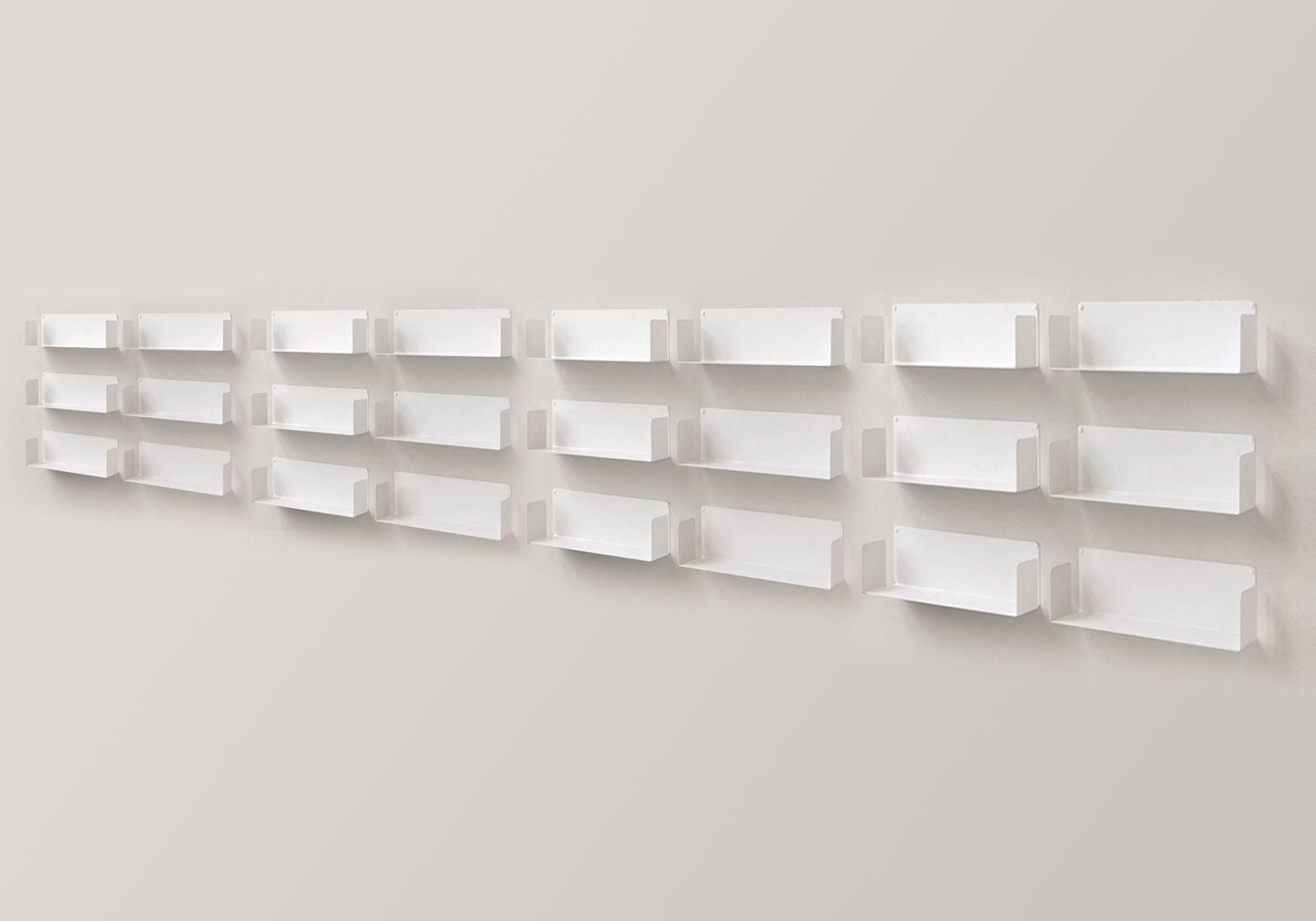 Bookcase 60 Cm Set Of 24, 24 Inch Deep Plastic Shelving