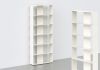 Metal Bookcase W60 H150 D15 cm - 6 shelves 