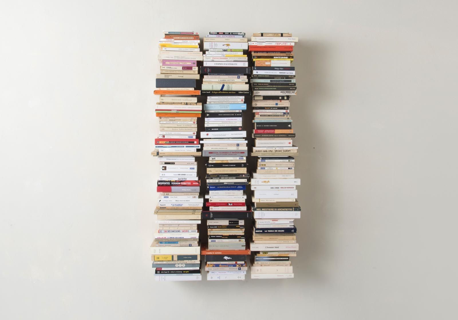 Étagère pour livres - Bibliothèque verticale 60 cm - Lot de 6