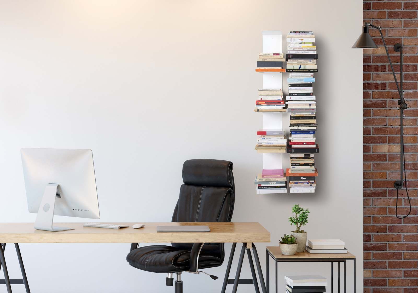 Bookshelves 60 cm Vertical bookcase Set of 6