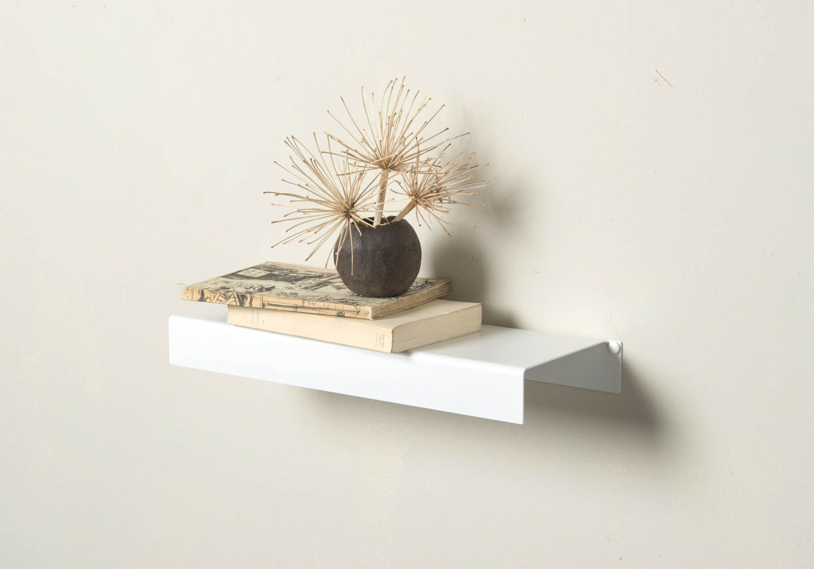 Wall Shelf white metal 17,72 inch