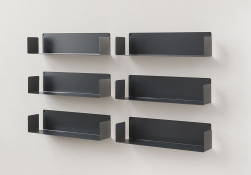 Mensola porta CD - Set di 6 - 60 cm - Acciaio
