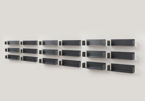 Floating shelves Gray 23,62 inches long - Set of 18 Grey shelves - 1