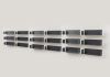 Mensola modulare Grigia "U" - 60 cm - Set di 18 - Acciaio Mensole grigie - 1