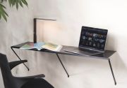 Wall console table 100 x 35 cm - Metal - Black Wall console table - 1