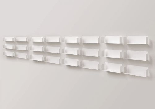 Étagère Murale - 45 x 15 cm - Lot de 24 - Blanc Tablette murale - 14