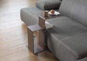 Rust colour Couch table - Large Books Side table - 1