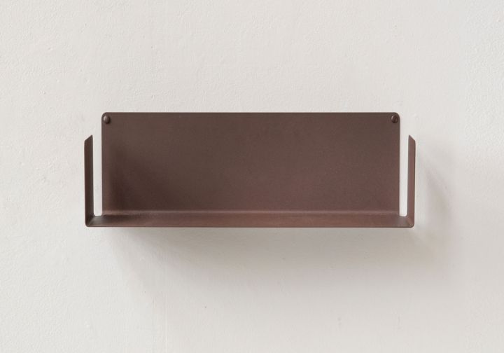 Rust color shelves when color invites itself into your home