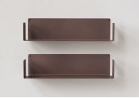 Floating shelves rust color - 23.62 inches - Set of 2 Rust color shelves - 1