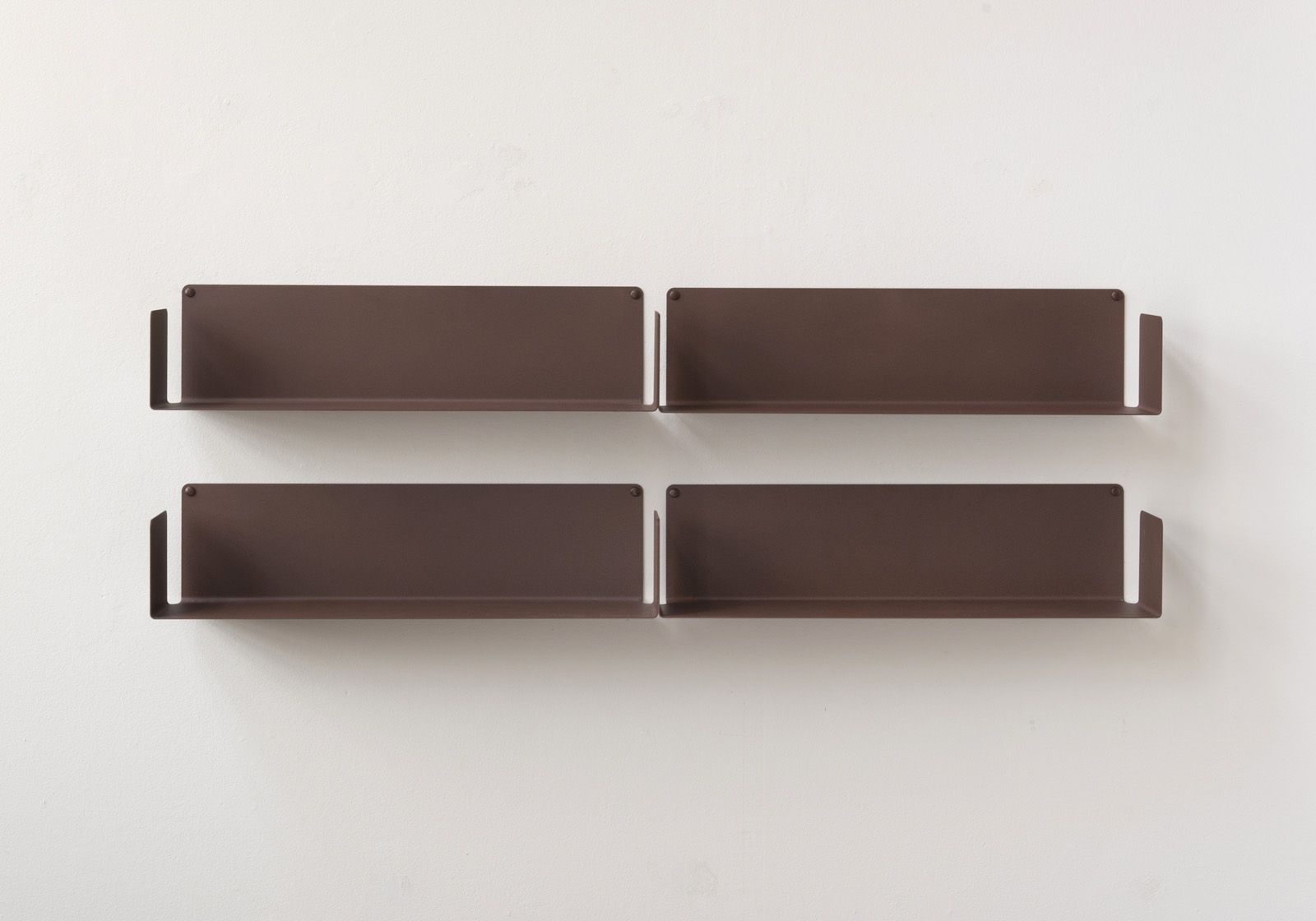 Floating shelf rust colour - 45 x 15 cm - Lot de 2 Rust color shelves - 3